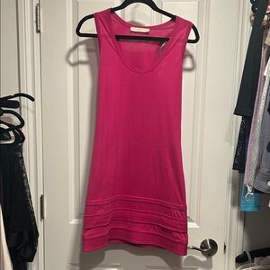 Stella McCartney Bright Pink Sleeveless Tank Dress
